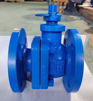 DN25/DN40 PN16 GG25 cast iron flanged ball valve