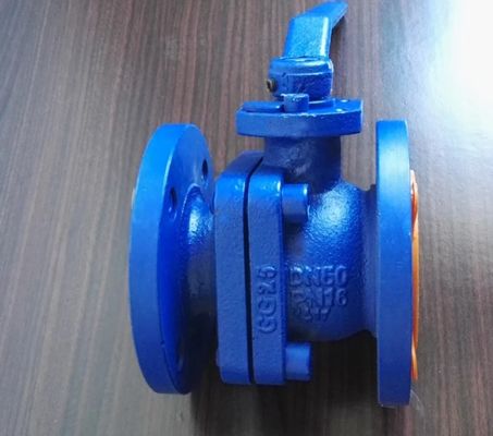 DN25/DN40 PN16 GG25 cast iron flanged ball valve