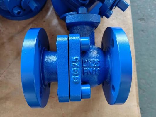 DN25/DN40 PN16 GG25 cast iron flanged ball valve