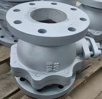 JIS10K 2-PC FC200 cast iron ball valve