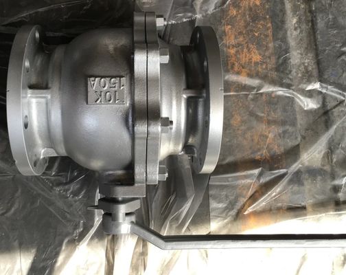 JIS10K 2-PC FC200 cast iron ball valve