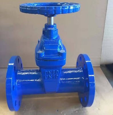 DIN3352 resilient seal F5 cast iron Gate Valve
