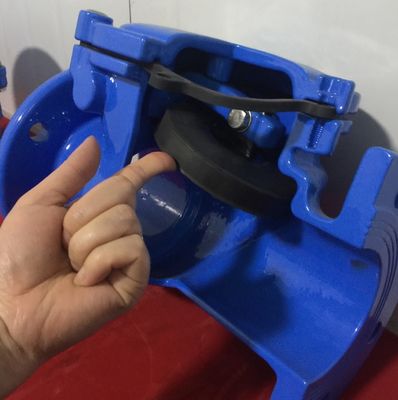 DIN3202 PN10/16 cast iron flanged swing check valve