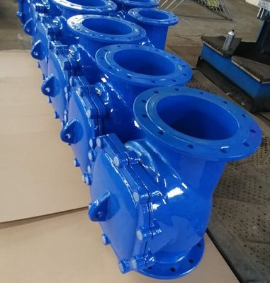 DIN3202 PN10/16 cast iron flanged swing check valve