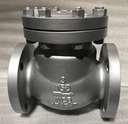 ANSI cast steel WCB swing check valve factory