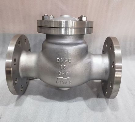 ANSI cast steel WCB swing check valve factory