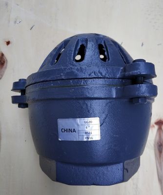 4'' BS21 PN16 GG20 cast iron foot valve
