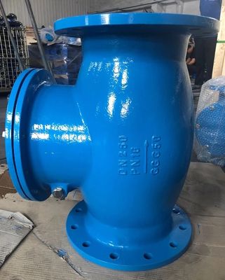 DN250 PN16 GGG50 cast iron swing check valve