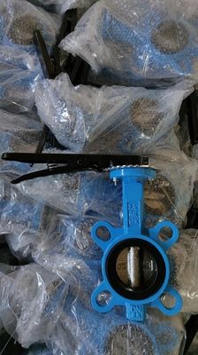 DIN3354 PN10/16 ductile iron butterfly valve