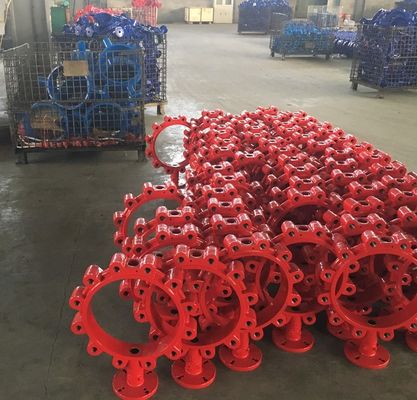 China GG20 cast iron DIN standard butterfly valve