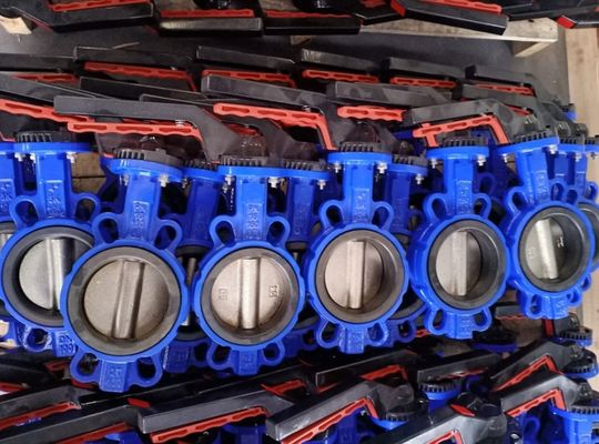 DIN3354 cast iron butterfly valve without pin made in China