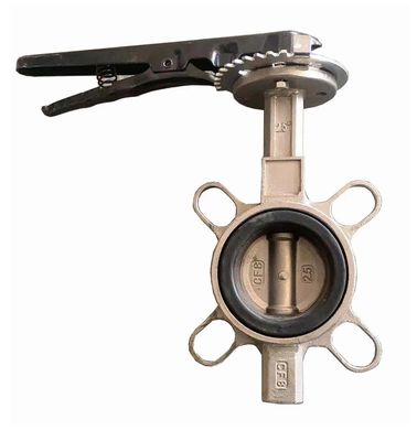 2.5 inch CF8 150lb wafer butterfly valve