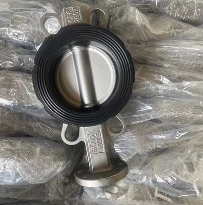 2.5 inch CF8 150lb wafer butterfly valve
