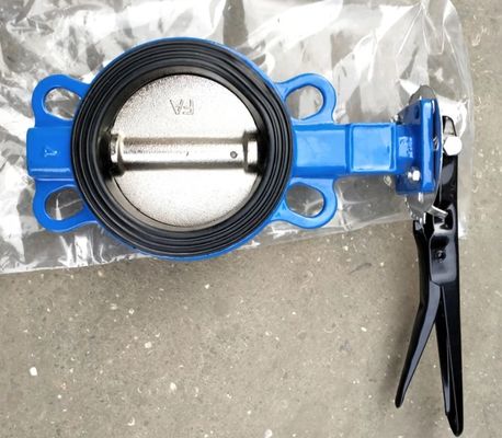Ductile iron 150LB lug butterfly valve with pin