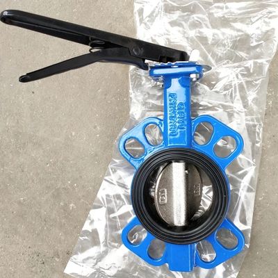 Ductile iron 150LB lug butterfly valve with pin