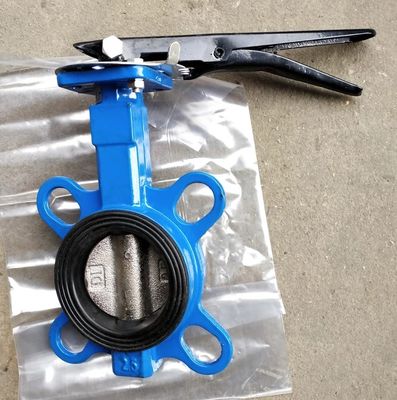 Ductile iron 150LB lug butterfly valve with pin