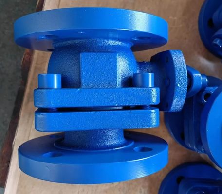 2-pc GG25 PN16 cast iron flanged ball valve