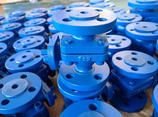 2-pc GG25 PN16 cast iron flanged ball valve