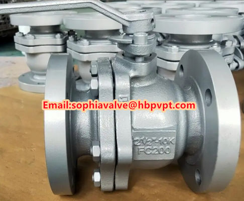 FC200 JIS 10K cast iron ball valve manufacturer
