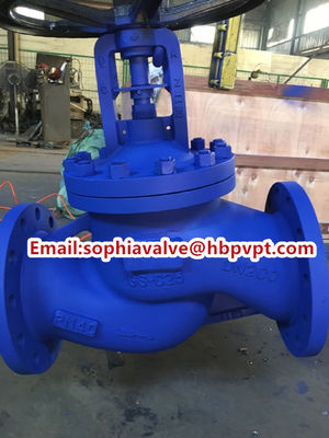 PN40 cast steel bellows globe valve made in China
