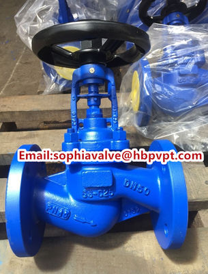 PN40 cast steel bellows globe valve made in China