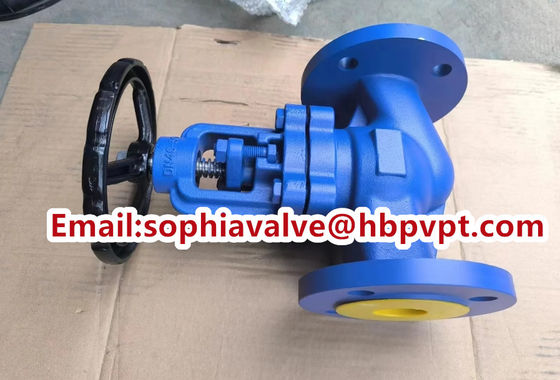 DIN3356 cast iron flanged bellows globe valve factory