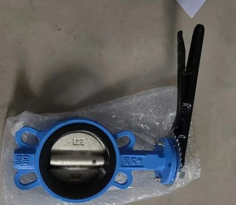 export DN100 ductile iron JIS wafer butterfly valve