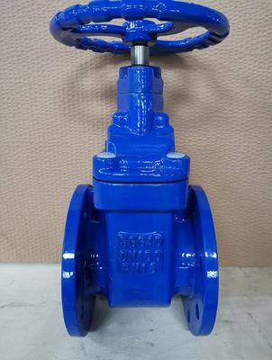 F4 metal seal DIN gate valve body material GGG40
