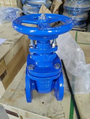 PN10 BS3464 cast iron gate valve body material GG25