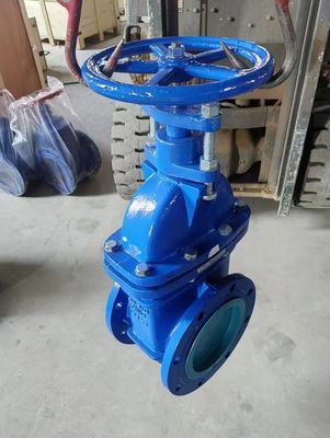 PN10 BS3464 cast iron gate valve body material GG25