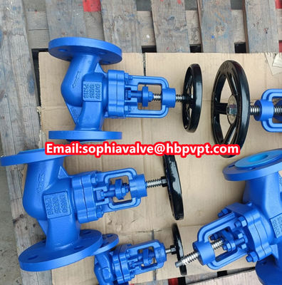 DN80 GG25 PN16 DIN3356 cast iron globe valve