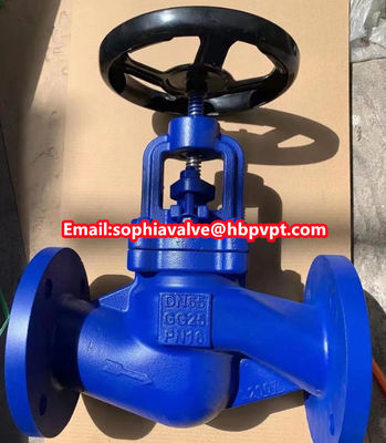 DN80 GG25 PN16 DIN3356 cast iron globe valve
