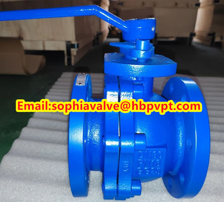 2-PC ball valve DIN3357 material GG25 pressure PN16