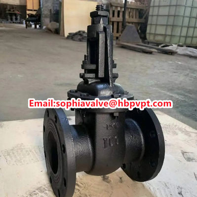 Py 10 GOST rising stem cast iron gate valve