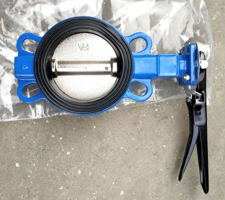 Design standard DIN3354 ductile iron butterfly valve with pin