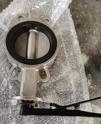 DN100 CF8M 150LB ANSI stainless steel butterfly valve