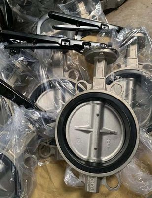 DN100 CF8M 150LB ANSI stainless steel butterfly valve