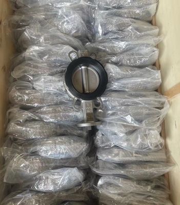 DN100 CF8M 150LB ANSI stainless steel butterfly valve
