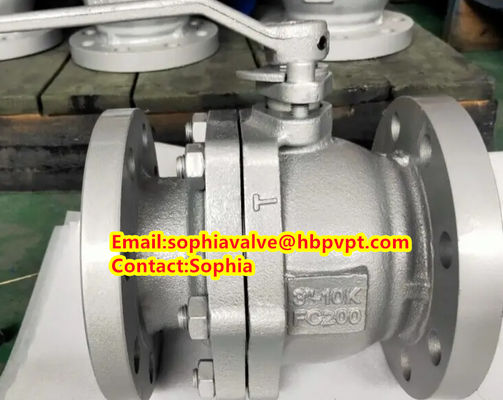 FC200 JIS10K 3'' cast iron ball valve supplier from China