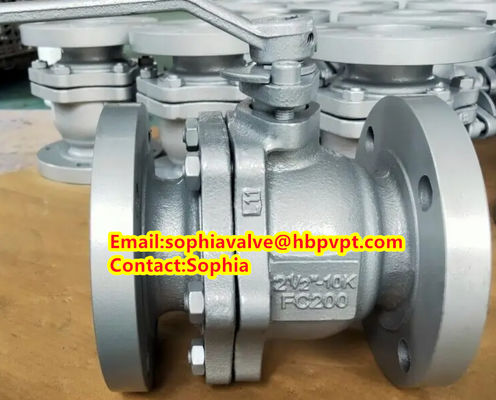 FC200 JIS10K 3'' cast iron ball valve supplier from China