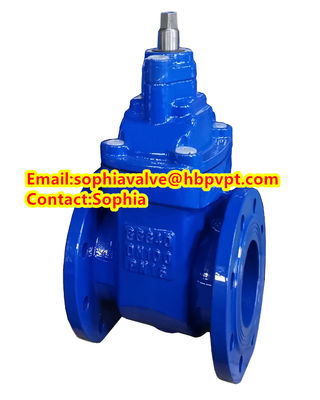 GGG40 PN16 metal seal DIN cast iron gate valve