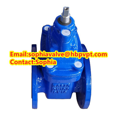 GGG40 PN16 metal seal DIN cast iron gate valve