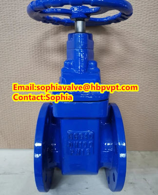 GGG40 PN16 metal seal DIN cast iron gate valve
