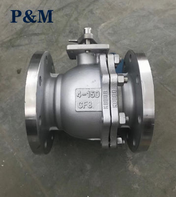 JIS10K stainless steel SCS13 2-PC ball valve