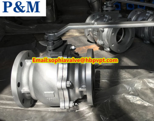 10K FC200 JIS standard 2-pc ball valve made in China