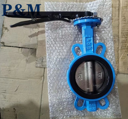 resilient seal PN16/150LB butterfly valve with pin