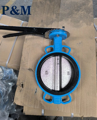 resilient seal PN16/150LB butterfly valve with pin