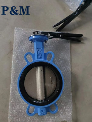 resilient seal PN16/150LB butterfly valve with pin