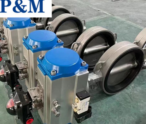 CF8/CF8M stainless steel wafer butterfly valve