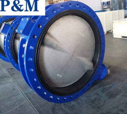 BS5155  ductile iron flanged butterfly valve with pin
